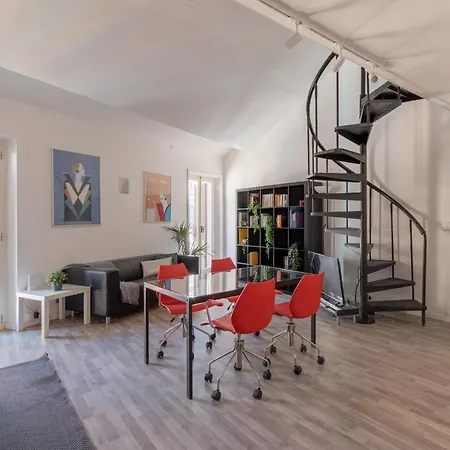 Iflat Trastevere Industrial Lägenhet *